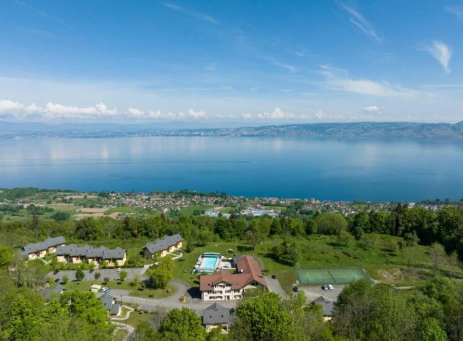 Le Garden - - Vue - Piscine - Parking - Evian - Thonon -